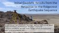 Cover page: INITIAL GEODETIC RESULTS FROM THE RESPONSE TO THE RIDGECREST EARTHQUAKE SEQUENCE