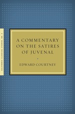 Cover page of A Commentary on the Satires of Juvenal