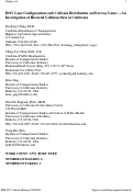 Cover page: HOV Lane Configurations and Collision Distribution on Freeway Lanes – An Investigation of Historical Collision Data in California