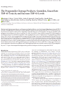 Cover page: The Progranulin Cleavage Products, Granulins, Exacerbate TDP-43 Toxicity and Increase TDP-43 Levels