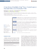 Cover page: A Case Series of DuraMatrix-Onlay® Plus in Cranial Surgery Is Associated With a Low Complication Profile.