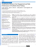 Cover page of Gamification Enhances User Engagement and Task Performance in Prosthetic Vision Testing
