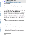 Cover page: Efficacy of the early administration of valacyclovir hydrochloride for the treatment of neuropathogenic equine herpesvirus type-1 infection in horses.