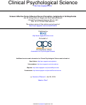 Cover page: Unseen Affective Faces Influence Person Perception Judgments in Schizophrenia