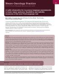 Cover page: A valid alternative for in-person language assessments in brain tumor patients: feasibility and validity measures of the new TeleLanguage test.