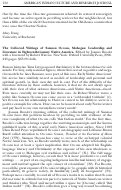 Cover page: The Collected Writings of Samson Occom, Mohegan: Leadership and Literature in Eighteenth-Century Native America. Edited by Joanna Brooks with a foreword by robert Warrior.