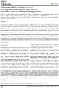 Cover page: Multivariate adaptive shrinkage improves cross-population transcriptome prediction and association studies in underrepresented populations