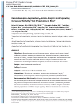 Cover page: Benzodiazepine Augmented &amp;ggr;-Amino-Butyric Acid Signaling Increases Mortality From Pneumonia in Mice*