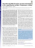 Cover page: Fluorothreonyl-tRNA deacylase prevents mistranslation in the organofluorine producer Streptomyces cattleya