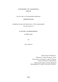 Cover page of An Account of Compatibilist Intuitions
