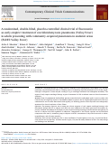 Cover page: A randomized, double-blind, placebo-controlled clinical trial of fluconazole as early empiric treatment of coccidioidomycosis pneumonia (Valley Fever) in adults presenting with community-acquired pneumonia in endemic areas (FLEET-Valley Fever)