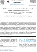 Cover page: SIMS measurements of intrashell δ13C in the cultured planktic foraminifer Orbulina universa