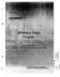 Cover page: Ernest Orlando Lawrence Berkeley National Laboratory Affirmative Action Program. January 1-December 31, 1996