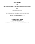 Cover page of Outcomes of Hospital Outcome Studies. Abstract, Executive Summary and Final Report. -  Report for 30 Sep 94-31 Oct 99