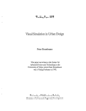 Cover page: Visual Simulation in Urban Design