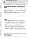 Cover page: Environmental Factors Influencing COVID-19 Incidence and Severity