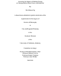 Cover page: Assessing the Impact of Parking Pricing on Transportation Mode Choice and Behavior