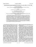 Cover page: Structural aspects of pressure-dependent hole ordering in La1.67M0.33NiO4 (M=Ca,Sr,orBa)