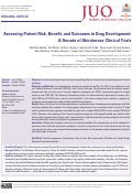 Cover page: Assessing Patient Risk, Benefit, and Outcomes in Drug Development: A Decade of Abiraterone Clinical Trials