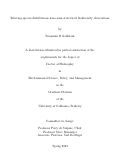 Cover page of Inferring species distributions from semi-structured biodiversity observations