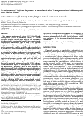 Cover page: Developmental Toxicant Exposure Is Associated with Transgenerational Adenomyosis in a Murine Model1