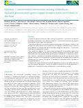 Cover page: Epistasis × environment interactions among Arabidopsis thaliana glucosinolate genes impact complex traits and fitness in the field