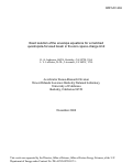 Cover page: Exact solution of the envelope equations for a matched