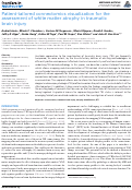 Cover page: Patient-Tailored Connectomics Visualization for the Assessment of White Matter Atrophy in Traumatic Brain Injury