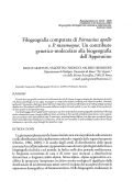 Cover page: Filogeografia comparata di <i>Parnassius apollo</i> e <i>P. mnemosyne</i>. Un contributo genetico-molecolare alla biogeografia dell’Appennino