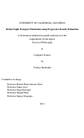 Cover page: Robust light transport simulation using progressive density estimation