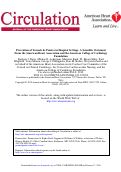 Cover page: Prevention of Torsade de Pointes in Hospital Settings A Scientific Statement From the American Heart Association and the American College of Cardiology Foundation Endorsed by the American Association of Critical-Care Nurses and the International Society for Computerized Electrocardiology