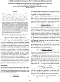 Cover page: A Fully Analytical Model of the Visual Lexical Decision Task