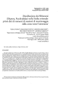 Cover page: Distribuzione dei flebotomi (Diptera, Psychodidae) nella Sicilia orientale: primi dati di transetti di stazioni di monitoraggio dalla costa verso l'entroterra