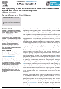 Cover page: The symphony of cell movement: how cells orchestrate diverse signals and forces to control migration