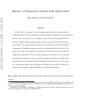 Cover page: Mixture of Regression Models with Single-Index