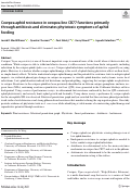 Cover page: Cowpea aphid resistance in cowpea line CB77 functions primarily through antibiosis and eliminates phytotoxic symptoms of aphid feeding