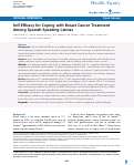 Cover page: Self-Efficacy for Coping with Breast Cancer Treatment Among Spanish-Speaking Latinas