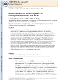 Cover page: Pharmacokinetics and pharmacodynamics of suberoylanilide hydroxamic acid in cats