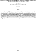 Cover page: EFFECT OF FORMATIVE FEEDBACK ON THE METACOGNITIVE DEBUGGING STRATEGY USING POLLING TECHNOLOGIES