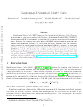 Cover page: Markov Chain Monte Carlo from Lagrangian Dynamics