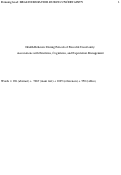 Cover page: Health behavior during periods of stressful uncertainty: associations with emotions, cognitions, and expectation management.