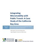 Cover page: Integrating Micromobility with Public Transit: A Case Study of the California Bay Area