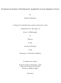 Cover page: Semiclassical Analysis of Fundamental Amplitudes in Loop Quantum Gravity