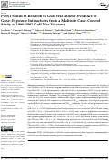 Cover page: PON1 Status in Relation to Gulf War Illness: Evidence of Gene–Exposure Interactions from a Multisite Case–Control Study of 1990–1991 Gulf War Veterans