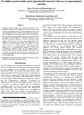 Cover page: Do children preferentially mark unpredictable material? The case of optional plural
marking