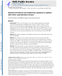 Cover page: Intestinal microbiome and metabolome signatures in patients with chronic granulomatous disease.