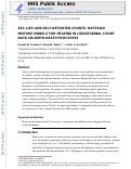 Cover page: Sex, lies and self-reported counts: Bayesian mixture models for heaping in longitudinal count data via birth–death processes