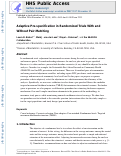 Cover page: Adaptive pre‐specification in randomized trials with and without pair‐matching