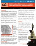 Cover page: Otolith Growth and Microchemistry to Determine Variability in Recruitment Success of Delta Smelt