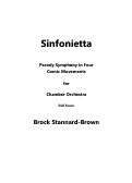 Cover page: Sinfonietta